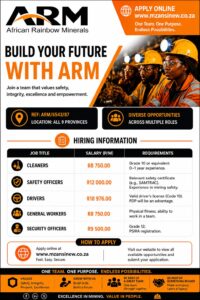 African Rainbow Minerals (ARM) Jobs 2026