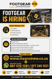 Footgear Is Hiring – Exciting Job Opportunities Available